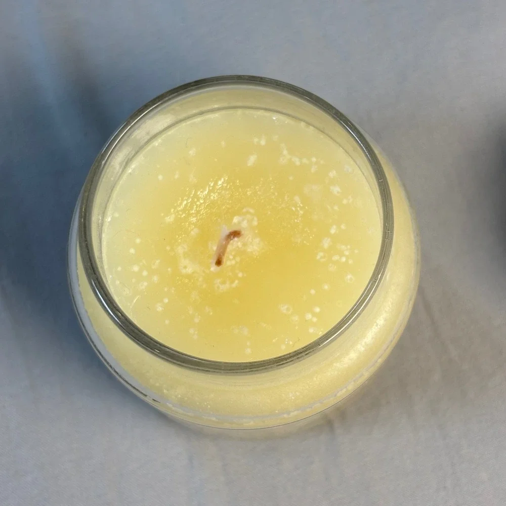 Vintage Yankee Candle French vanilla Candle 3.7 oz black band